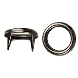 Ringlet Nailhead, Size 40, Solid Brass, Colonial Nickel Finish, 150 pieces per pack [並行輸入品]