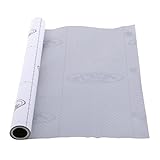 KOZEEY 127x30cm　自動車用　炭素繊維　ビニール　カーラップステッカー　デカールフィルム　シート　4色 - 銀