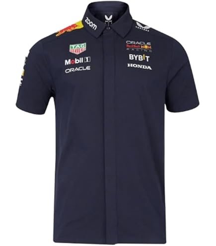 Red Bull Racing 2024 チームポロ 2XL Red Bull Racing F1 Men's 2024 Team Polo Shirt, Night Sky, XX-Large