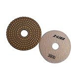 Perfk 大理石用 研磨パッド 湿式 研削 ダイヤモンド＋樹脂 サンディングパット 100mm 全7サイズ選択 - 3000＃