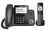 Panasonic KXTGF350M Dect 1-Handset Landline Telephone (Certified Refurbished) (KX-TGF350N METALLIC G