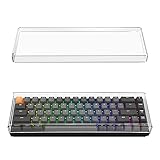 Geekria キーボード カバー ケース 互換品 Keychron K6 65% コンパクト 68キー ワイヤレス メカニカル キーボード 透明アクリルカバー 保護カバー