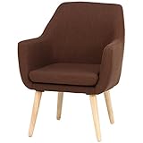 不二貿易 ソファ 1人掛け 6370 ブラウン 33284