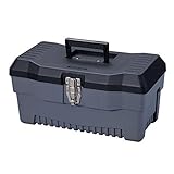 Stack-On PB-16 16-Inch Multi-Purpose Tool Box, Black/Gray [並行輸入品]