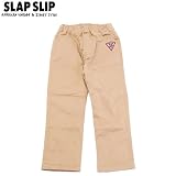 SLAP SLIP(スラップスリップ) ストレッチツイル「裏起毛」ロングパンツ・ベージュ 暖柔快【1603】【C】 130 ベージュ(12)