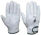 HK-340 山羊 ヤギ クレスト マジック あて付 山羊革手袋 (LL)