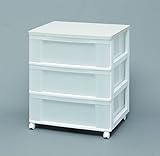 衣装ケース 洋服 収納 キャスター付き ウッドトップチェスト ホワイト/ホワイト 653