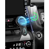 LUWU ヤリスクロス 10系/15系 専用 スマホホルダー ワイヤレス充電 車載ホルダー magsafe対応 ヤリスクロス スマホスタンド 磁石 携帯ホルダー Qi充電