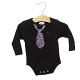 Frenchie Mini Couture SHIRT ベビー・ボーイズ カラー: ブラック