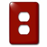 3dRose lsp_159880_6 Burgundy Red - Dark Marroon Russet Fire-Brick Dark-Barn Red-Brown - Plain Simple
