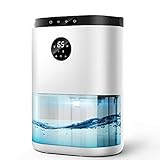 KLOUDIC 除湿機 除湿器 小型 静音 ライト付き 睡眠モード搭載 大容量水タンク タイマー機能付き 3モード切替 梅雨対策 部屋干し
