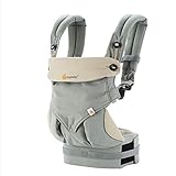 yokou_jala 2017 【日本正規品保証付】【日本限定ベビーウエストベルト】 エルゴベビー ベビーキャリア オリジナル/ナチュラルリネン 【抱っこひも】 (グレー) [並行輸入品]