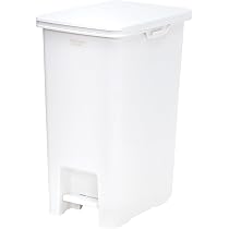 Amazon｜天馬 ペダル式 ゴミ箱 フタ キャスター付き 30L ホワイト ELP