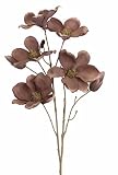 クラブパック12の人工モカブラウンMagnoliaフローラルSprays 28 "