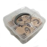 Kissteether DIYジュエリーケアは14件の有機自然ブナの木の赤ちゃんのおもちゃ、ハンドカット動物の赤ちゃん歯磨き粉歯磨き粉プレイセットパック (A150)