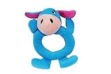 ブルーDonkeyグラブリングPlush人形おもちゃRattleおもちゃ