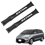 XIKER トヨタ エスティマ 50系専用 PUレザー 隙間クッション 車用 シートサイド隙間埋め 運転席 助手席 ゴミ小物類 落下防止 カー用品 便利グッズ シートコンソール座席隙間落ち防止 内装 カスタム パーツ 2本 セット(ブラック)