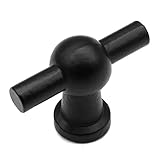 Iron Valley – 1 – 3 / 4 " t-pullキャビネットノブ – パックof ( 10 ) – Solid Cast Iron