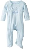 Baby Boy Thank Heavens Footie Sleeper by Little Me - Blue - Preemie / Up To 5 Lbs / Up To 18 by Litt