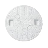 【個人宅配送不可】【5枚】 宅内用 蓋 (雨水 汚水) 300型 ホワイト (刻字 下水 穴なし)JM-300CW 外構 耐候性 耐久性 JOTO 城東テクノ アミ【代不】