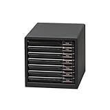 アイリスオーヤマ レターケース7段スリム　L-7SR レターケース ダークグレー