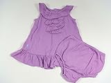 Ralph Lauren ラルフローレン ベビー女の子ワンピースパンツ2点セット（パープル）6ヶ月用60 70 [ウェア&シューズ]