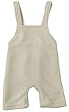 Plus Nao(プラスナオ) オーバーオール サロペットパンツ ロンパース 子供服 ベビー服 ベビーウェア 秋 男の子 女の子 男児 女児 シンプル ベージュ 80