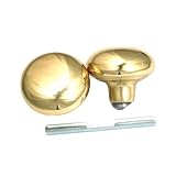 Belwith Products 1130 Set/Spindle Knob, Brass, 2-Pack [並行輸入品]