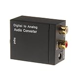 アナログ L/R SPDIF 共軸同軸ケーブル +光学トスリンクオーディオ・コンバータ