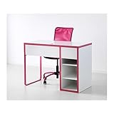 オシャレ家具　ホワイトピンクデスク　配線穴あり[Candy Style　アイテムセット] [並行輸入品]