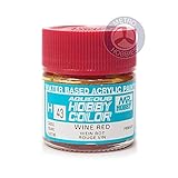 クレオス・水性ホビーカラー・H43 ワインレッド 光沢