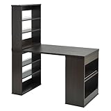 JKプラン 自由に組み合わせ出来るユニットデスク 組み換えデスク 幅120cm ダークブラウン SGT-0088-DB