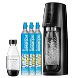 [公式] ソーダストリーム Spirit(スピリット) スターターキット ッジ不要 ガスシリンダー式 ボトルの着脱ワンタッチ 炭酸メーカー ソーダメーカー 炭酸水 強炭酸 Soda stream