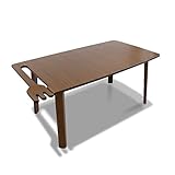 ダイニングテーブル cucina クチーナ 幅160 奥行85 高さ70cm ブラウン 天然木突板 北欧ミッドセンチュリー モダン モダンリビング テーブル