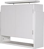 選べる5カラー！天井つっぱり上置き 幅 60cmX奥行19cm 天井高226cm～265cm対応(ホワイト)