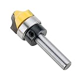 Fenteer カッター　フライスカッタールータ 　切削　シャンク　ビットセット　木箱付き　8mm　全9サイズ - 1pc 8mm