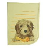 Clever Birds Baby Blanket, Puppy, 30 x 40 by Clever Birds