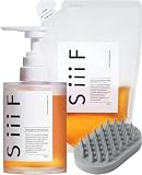 【Amazon限定】SiiiF シーフ リンスインシャンプー シャンプーリンスセット シャンプー (ボトル1点 ＋ 詰替え1点 ＋ ブラシ1点) プレゼント ギフト