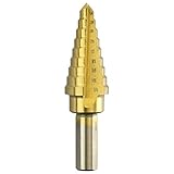 Neiko 10184A Titanium Step Drill Bit Set High Speed Steel | 1/4 to 3/4 | Total 9 Step Sizes [並行輸入品]