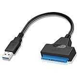 SZJUNXIAO SATA-USB 変換ケーブル 2.5インチ SSD/HDD用 SATAケーブル 5Gbps 高速 SATA3 コンバーター USB3.0 2TB SSD/HDD 外付け 変換 コネクタ ハードディスク ポータブル
