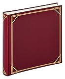 (11.75 x 11.75 inch - 30 x 30 cm, Red) - walther design MX-200-R Standart book bound album with arti