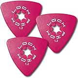 LOCK PICK ギターピック なくさないピック ピックホルダー ピックケース 紛失防止ピック (ピンク 1.2ｍｍ 3枚入り)
