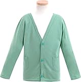 (ポッケポッシュ)Pokke Poche 日本製 ベビーキッズ 子供用カーディガン 【2016-0028】90cm ミントグリーン