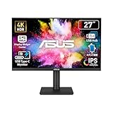 ASUS VA27UCPS 27インチ 4K UHD IPSモニター | USB-C 65W給電 高さ/縦横回転スピーカー付