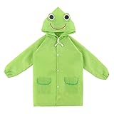 Necory(ネコリー) ベビー 子供 キッズ レインコート カッパ かわいい アニマル 雨合羽