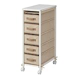 隙間下着収納ワゴン　　ベージュ