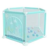 ベビーサークル プレイヤード 扉付き ジョイント式 洗えるソフトベビーフェン