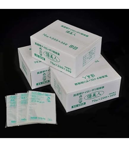 Amazon.co.jp: 福助工業 ナイロンポリ 新Lタイプ規格袋 No.7B4 （3000
