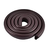 uxcell コーナークッション　コーナーガード　コーナーパッド　コーナーカバー ケガ防止　保護 クッション ガード テーブル コーナー エッジ 緩衝 安全 保護 35mm x 8mm ダークブラウン