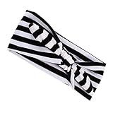 Lovoski 赤ちゃん　女の子　可愛い　綿　ソフト　蝶結び　カチューシャ　ヘアバンド　ターバン　ラップ　快適　全6色 - ブラック